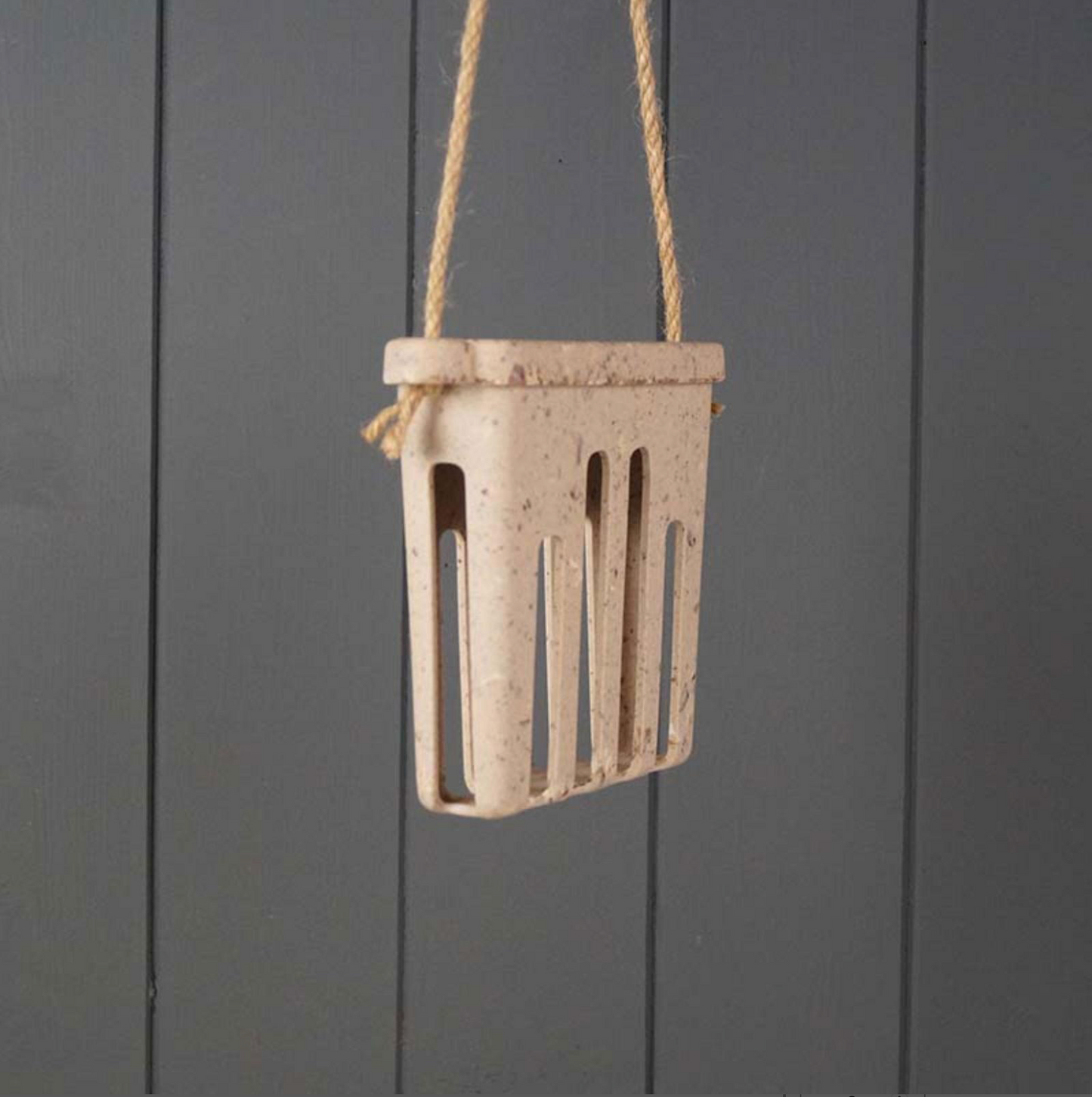Earthy Suet Cake Feeder - Coffee Husks