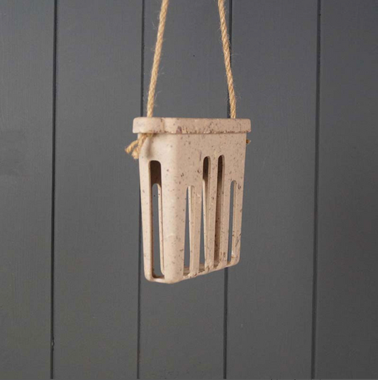 Earthy Suet Cake Feeder - Coffee Husks